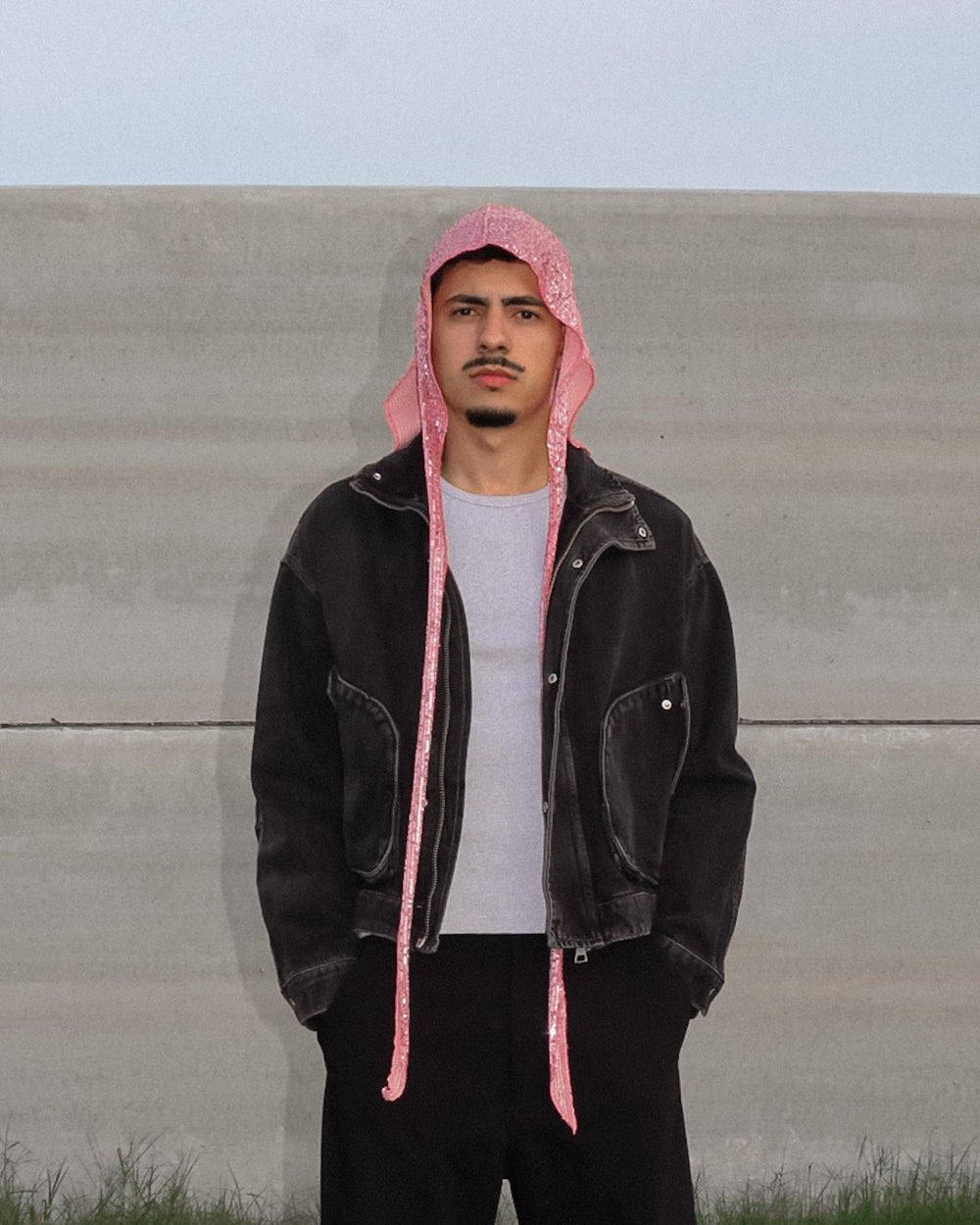 SEQUIN DURAG - PINK
