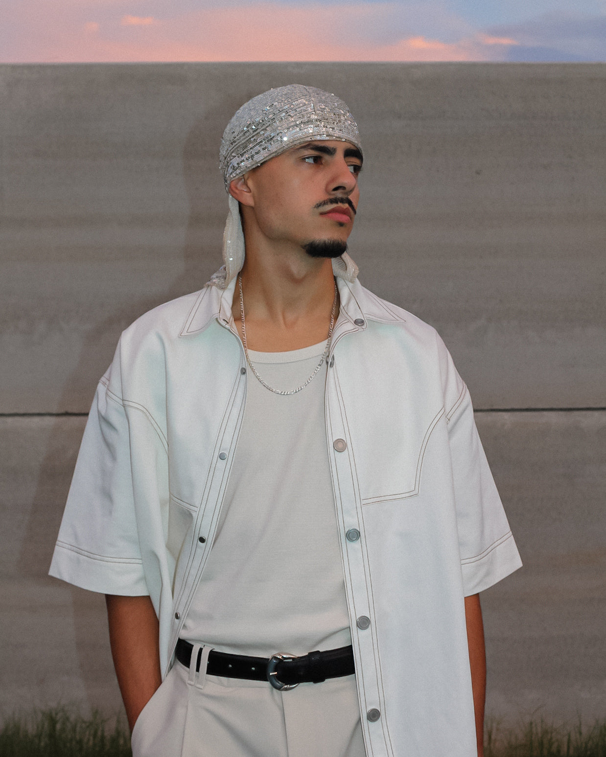 SEQUIN DURAG - GOLD