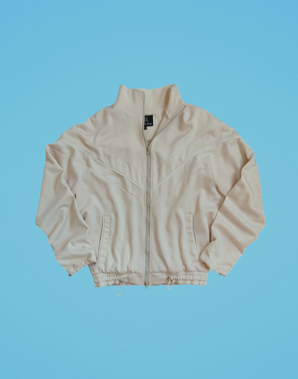 ICON TRACK JACKET - BEIGE