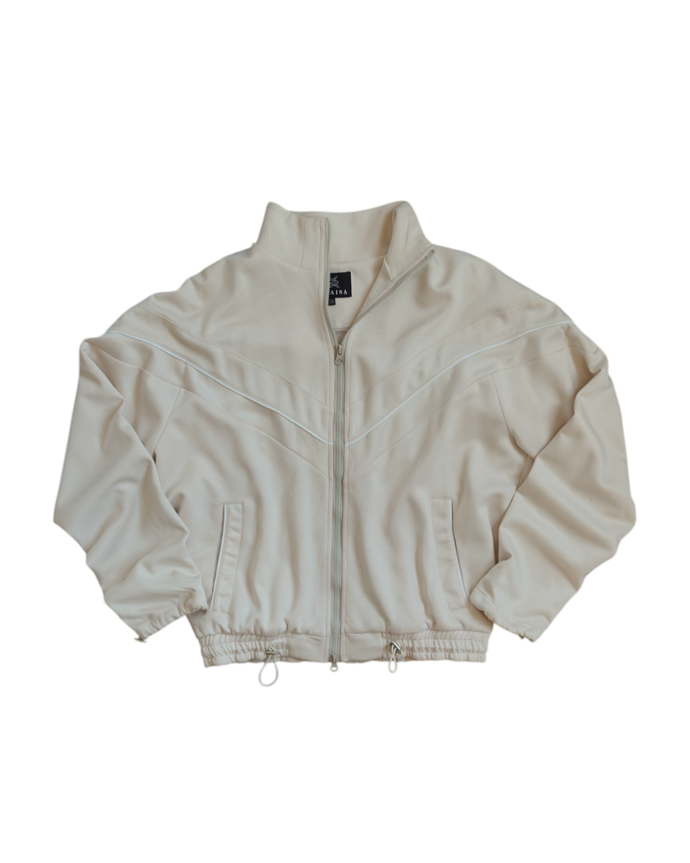 ICON TRACK JACKET - BEIGE