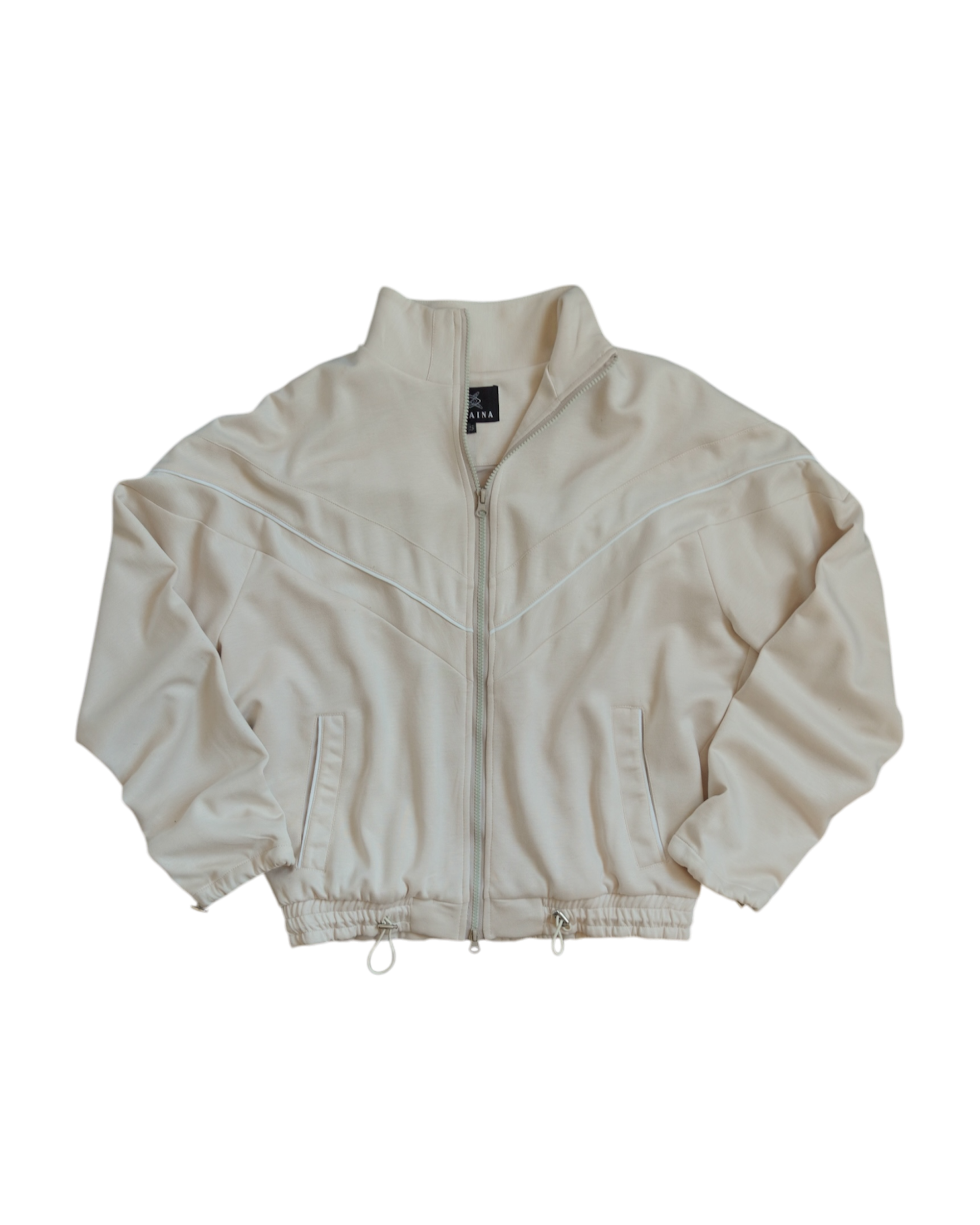 ICON TRACK JACKET - BEIGE